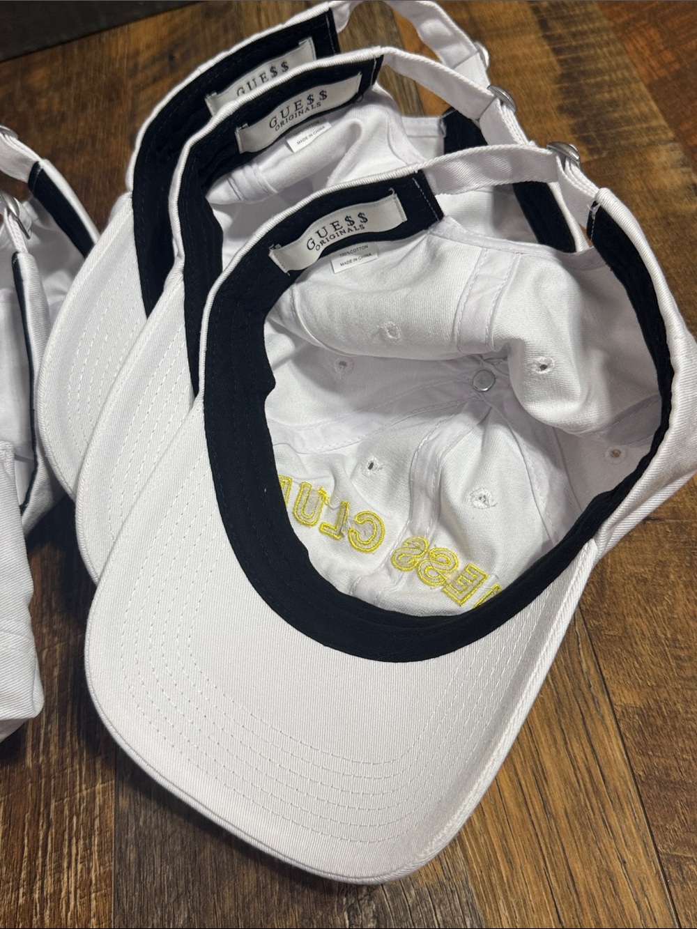 GUESS Originals Guess Club Baseball Caps Bundle of 6 NWT - Picture 5 of 13